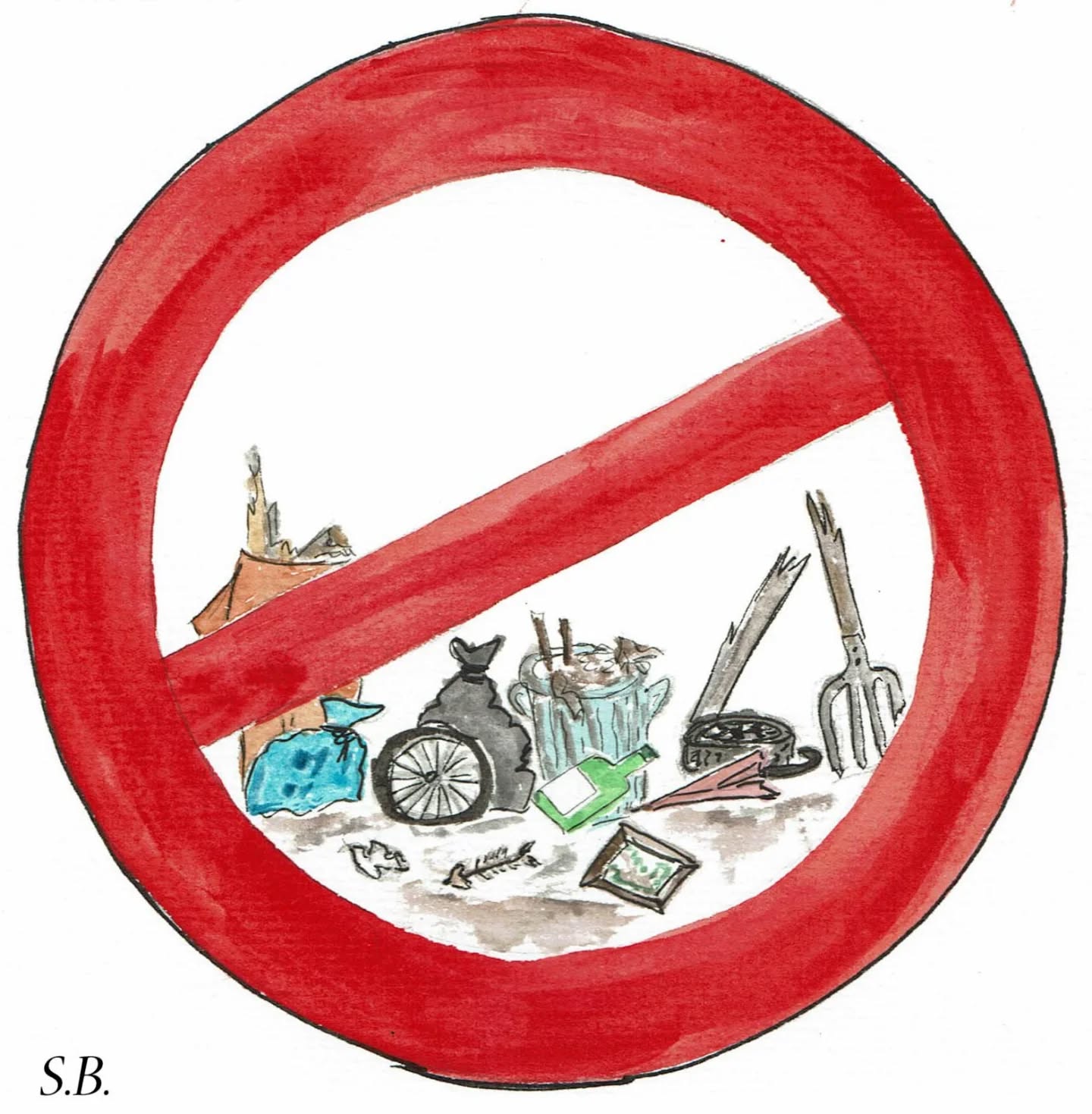 Eine wichtige Regel die wir vor jedem Waldtag mit den Kindern besprechen - und meistens haben die Kinder viel zu erzähle