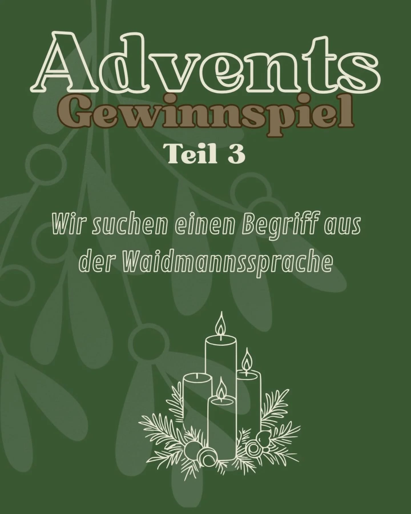 Advents Gewinnspiel zum 3. Advent 🕯️🕯️🕯️